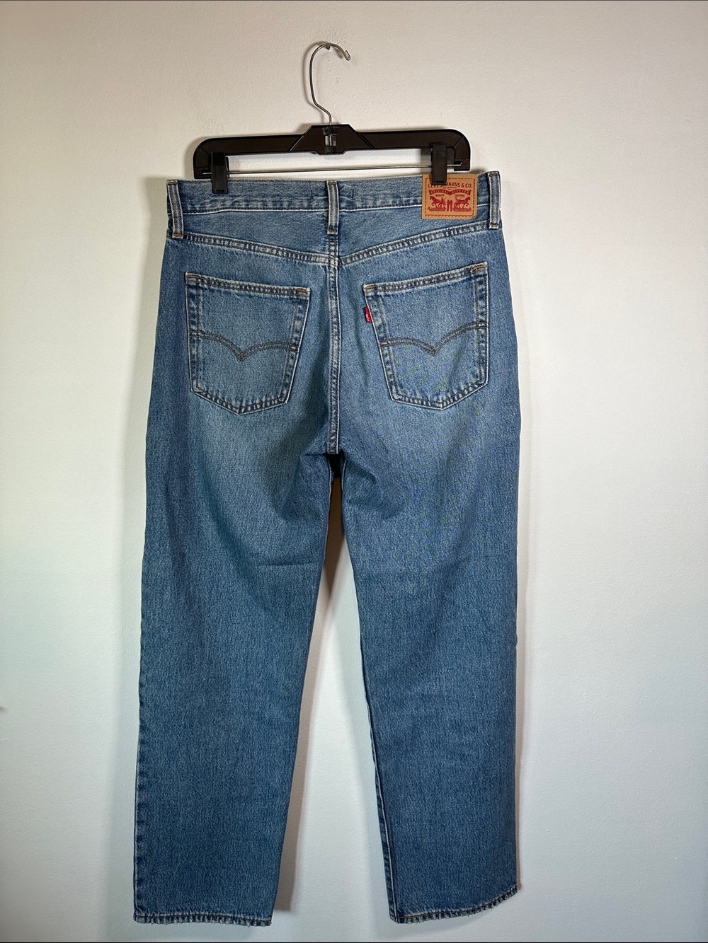 Levi Strauss '94 Baggy Wide Leg Medium Wash Jeans Blue Size 30 - Picture 4 of 13